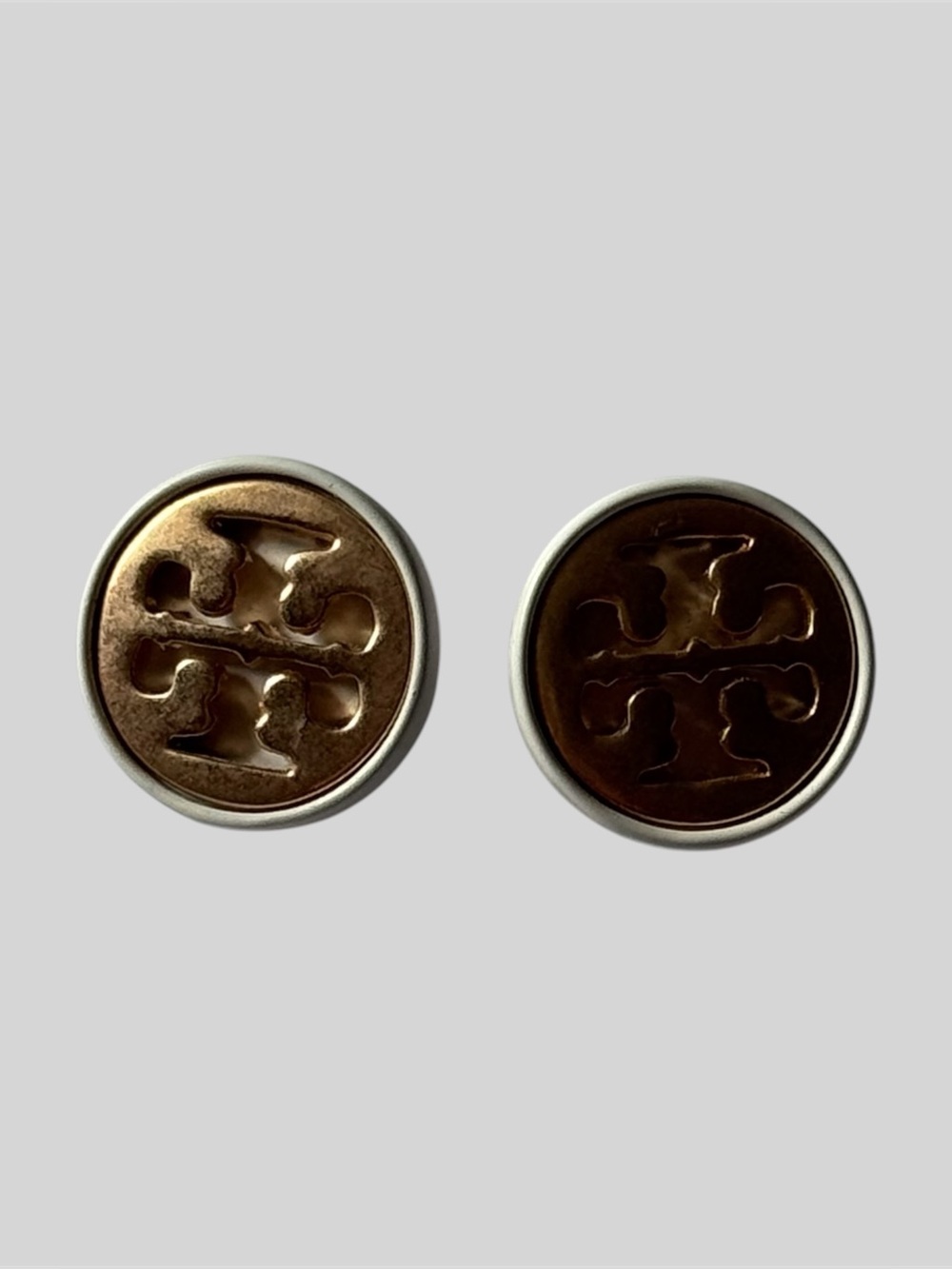 Tory Burch Logo Stud Earrings